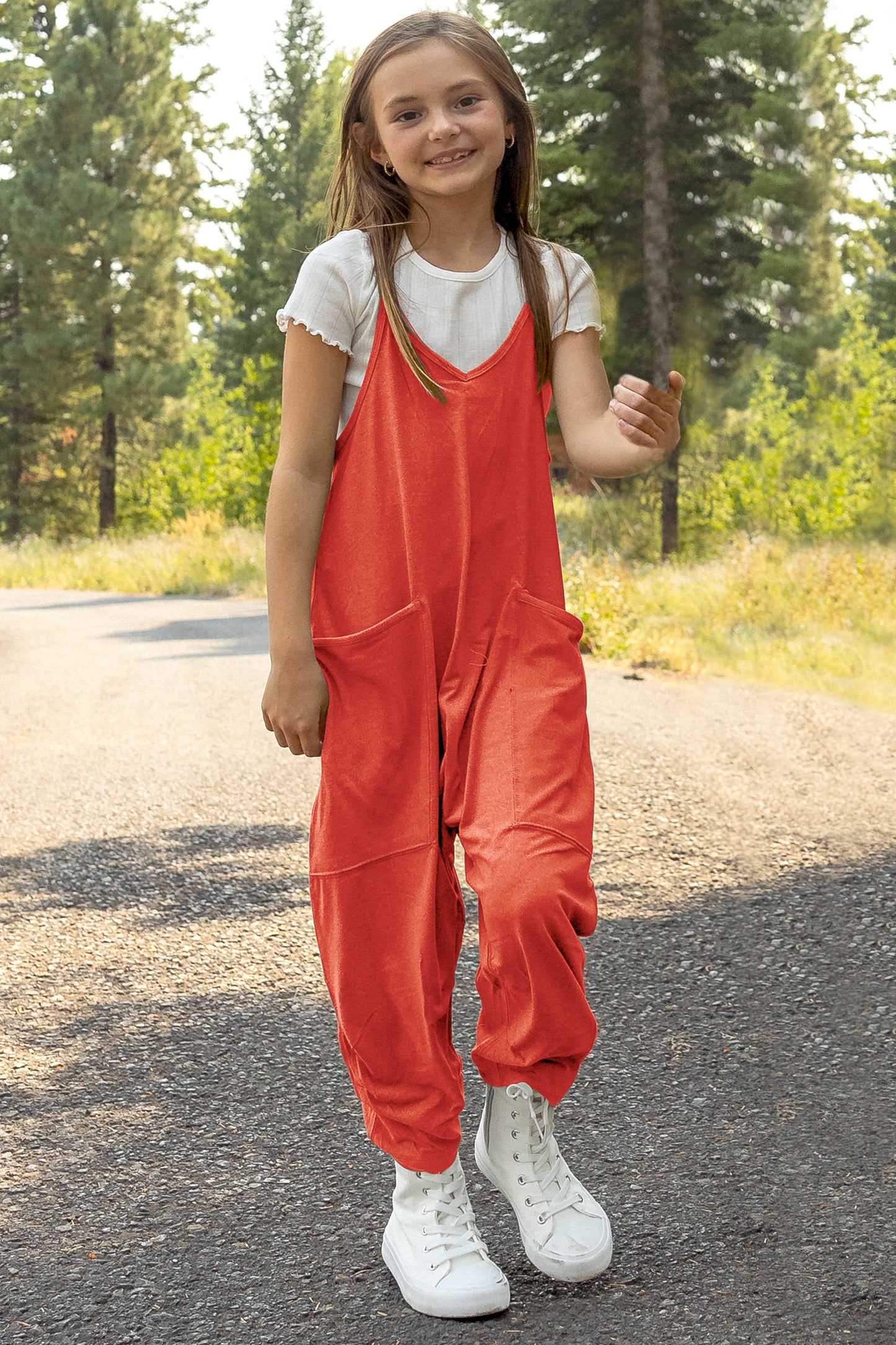 Girls' Yoga Onesie Birch image 3