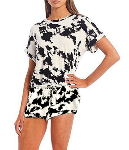 Tie Dye 2pc Lounge Set (Tee +Shorts)