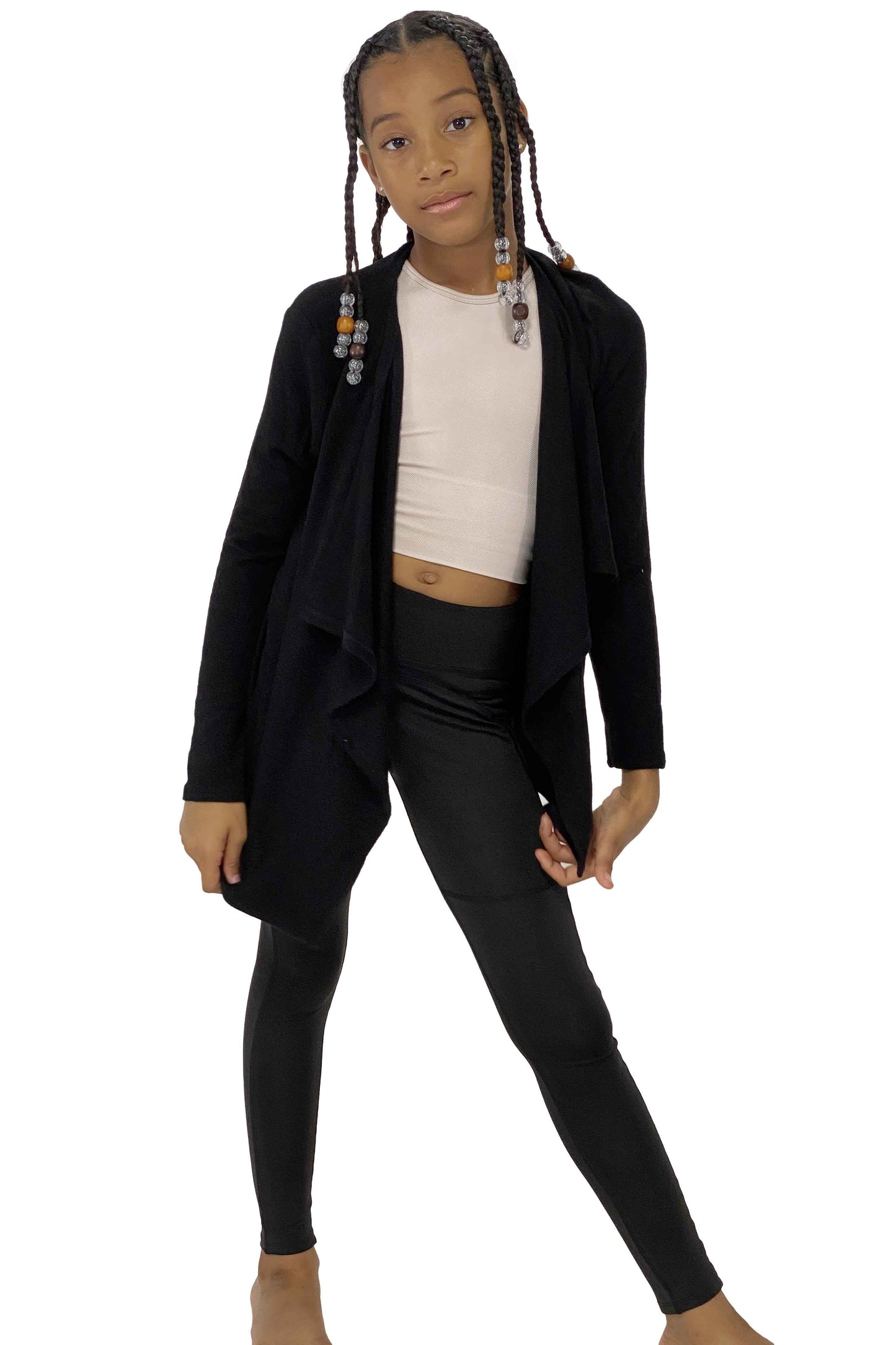 Girls Hacci Cascade Cardigan