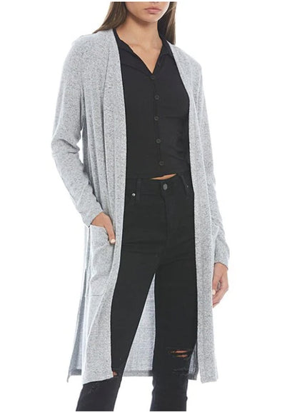 Women's Lounge Long Pocket Cardigan