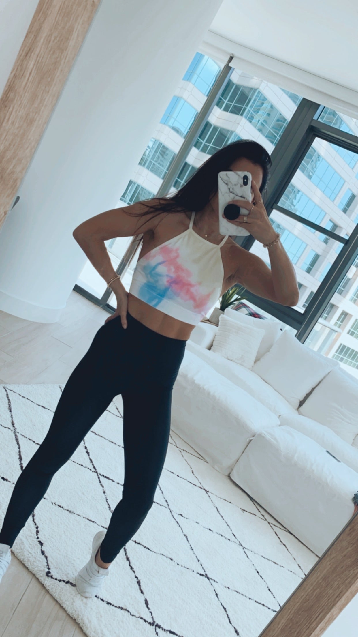 Tie Dye Bralette Sherbert image 0