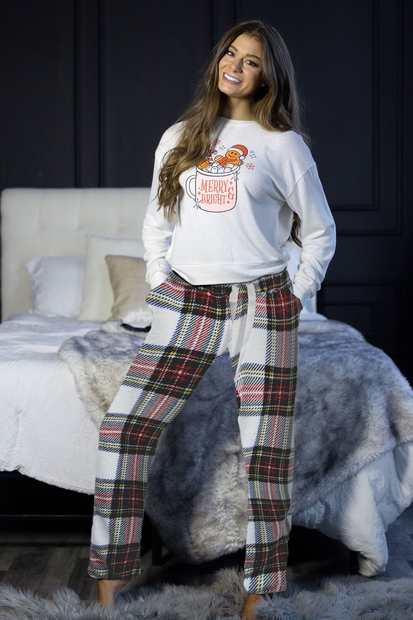 Women's Pajamas Grey Paw image 1