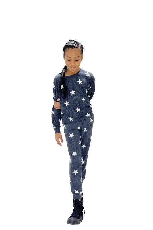 Kid's Black Star Lounge Set image 0