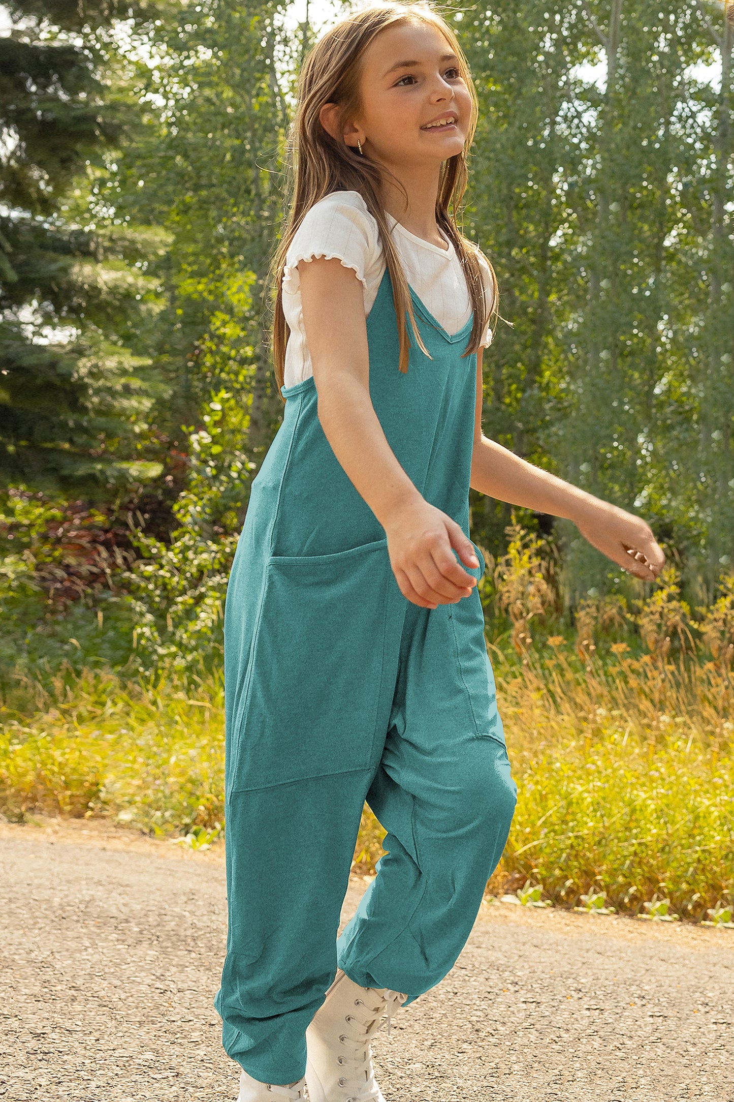 Girls' Yoga Onesie Birch image 7