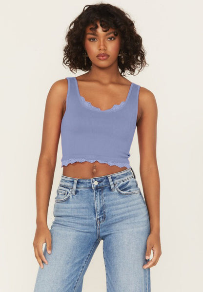 Women's Seamless Lace Scalloped Bra