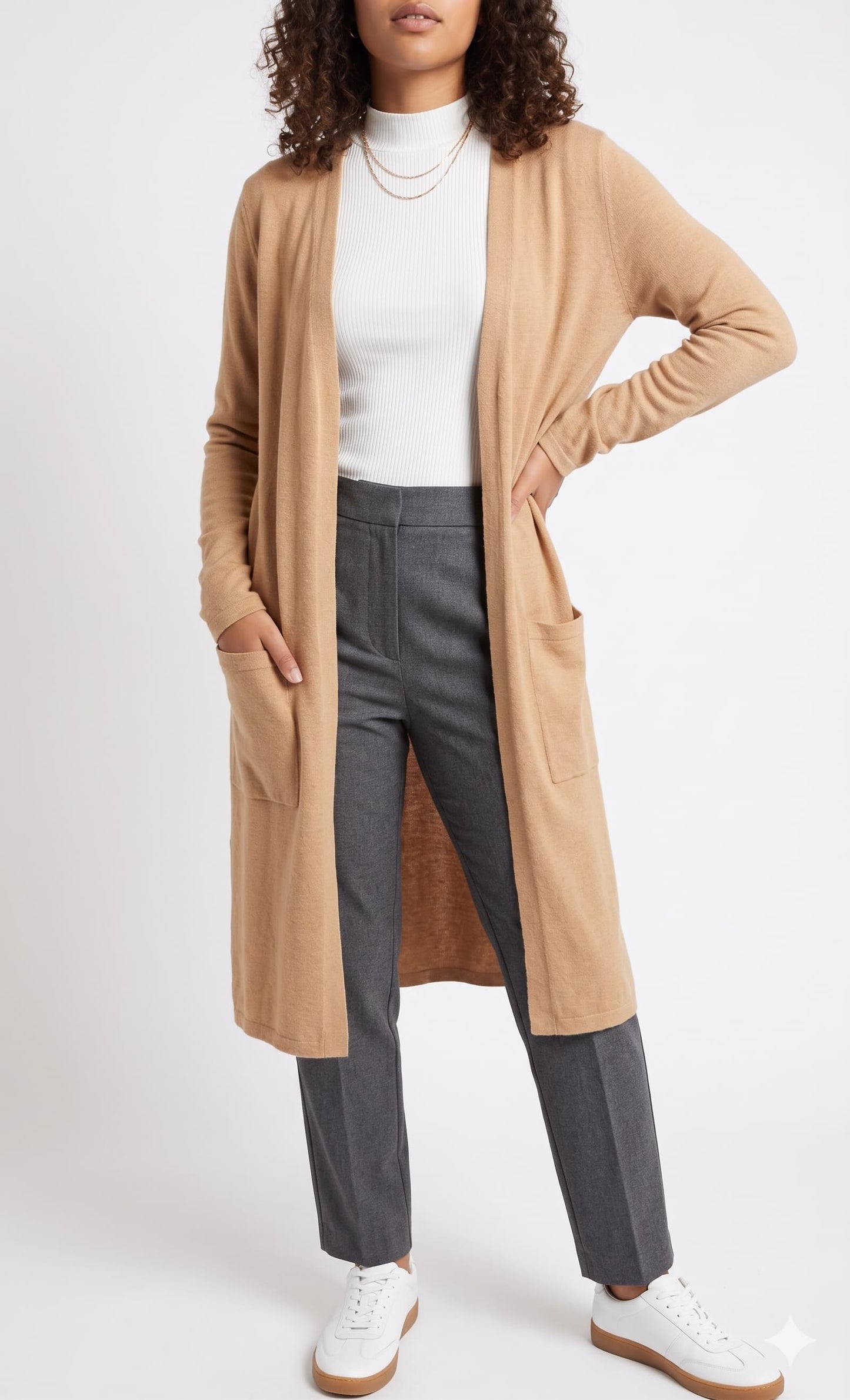 Women's Lounge Long Pocket Cardigan