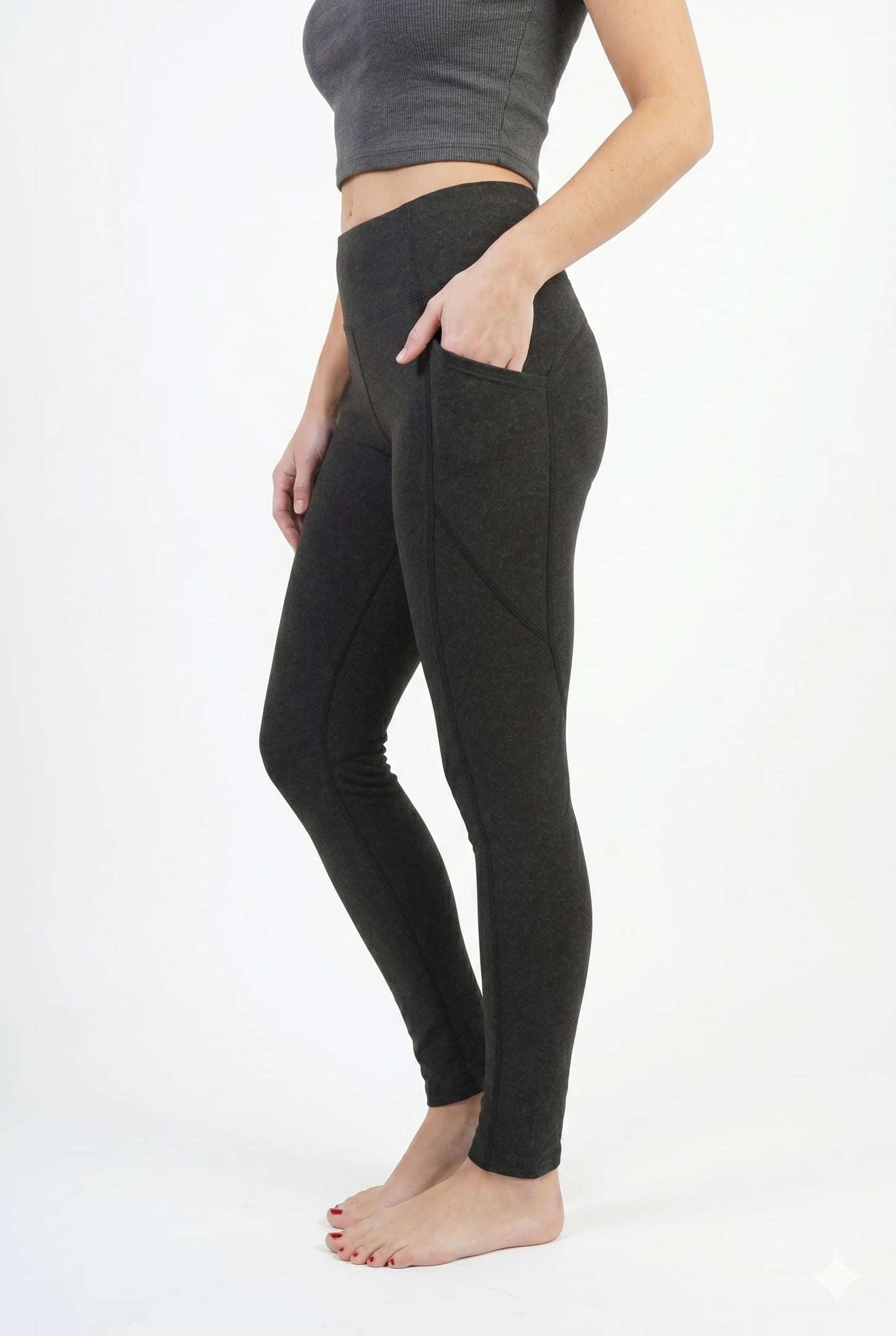 Women's Heather Pocket Legging