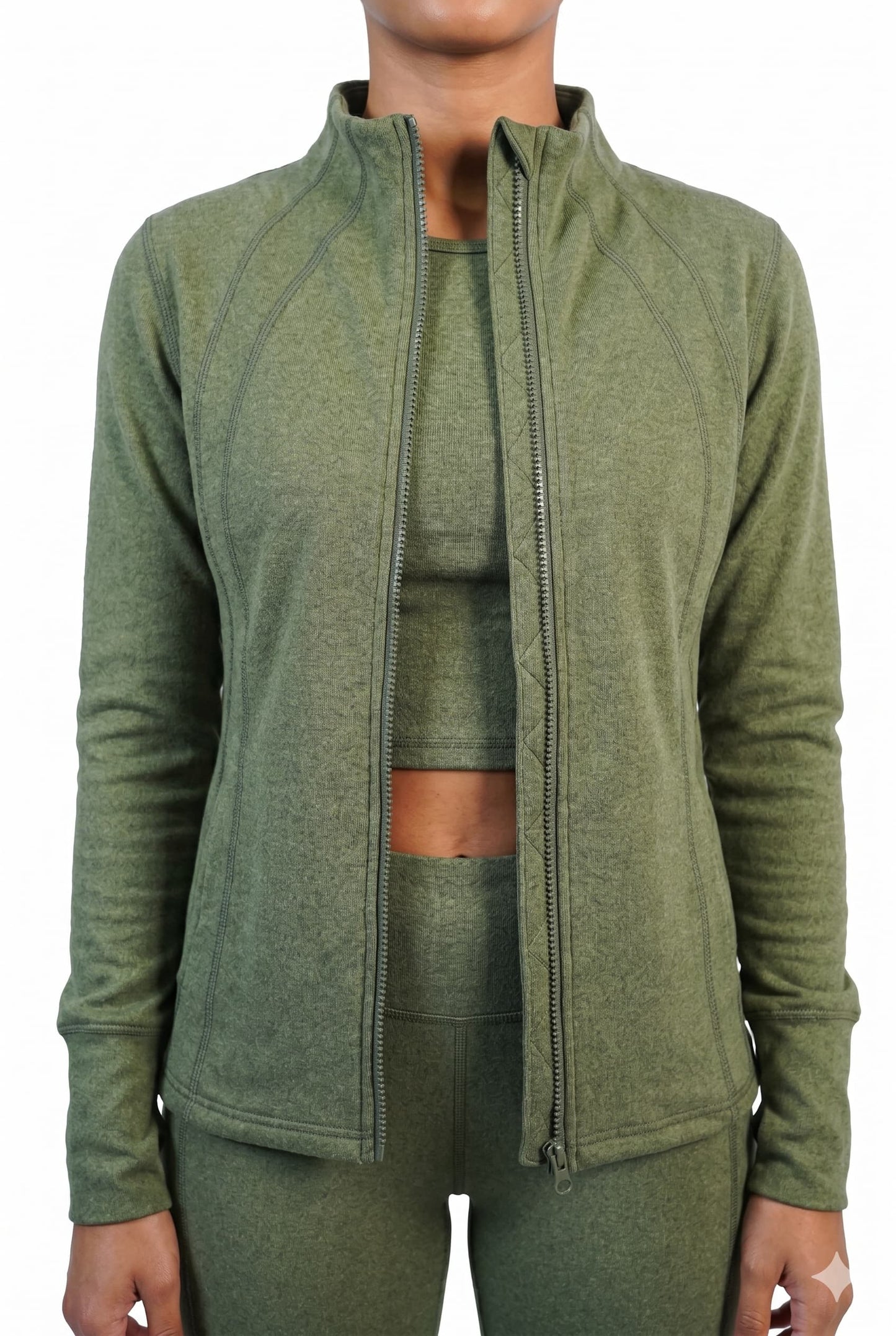 Brushed Heathered Jacket