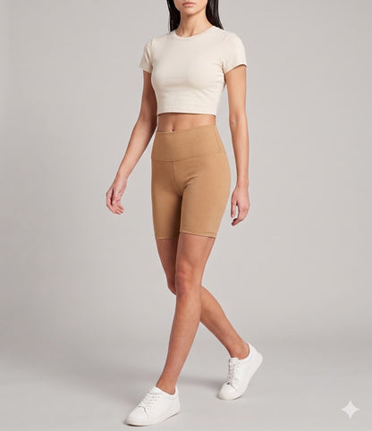 Women's Cotton Biker Short