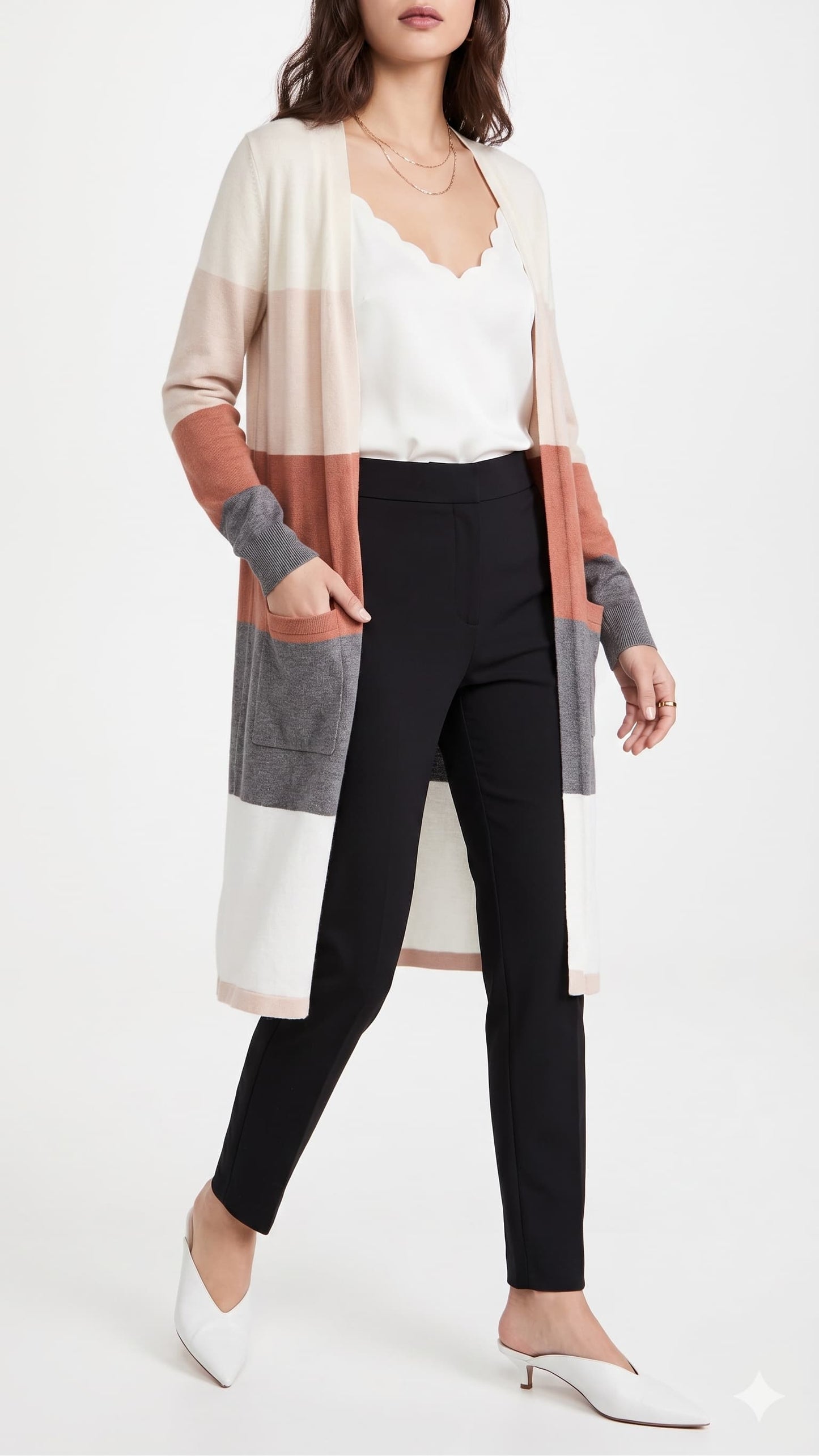 Women's Lounge Long Pocket Cardigan