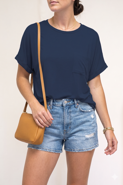 Women's Oversized Pocket Tee