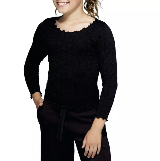 Girl's Jacquard Long Sleeve
