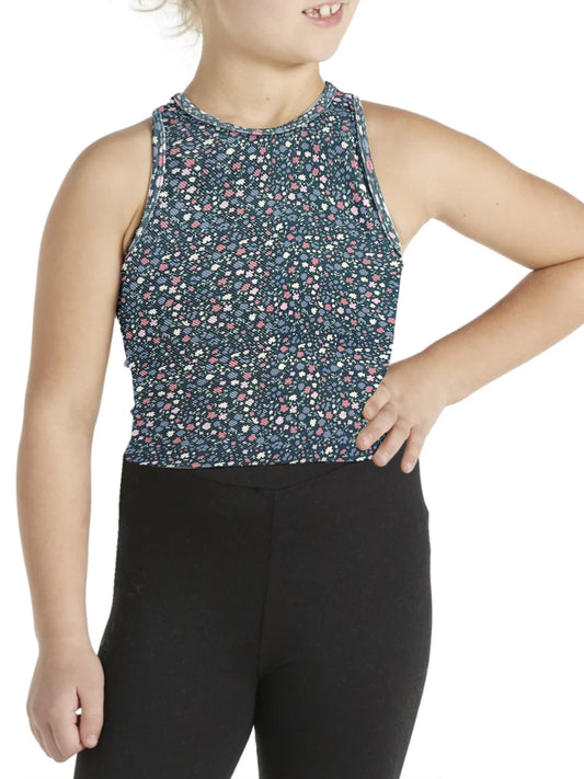 Girls' Chevron Crop Top