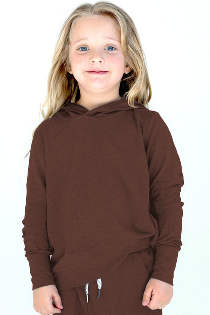 Girls' Yoga Non-Zip Hoodie