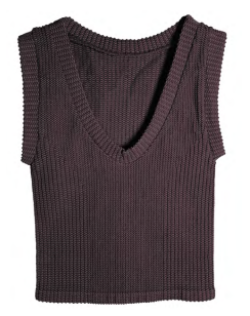 Girls Waffle Tank