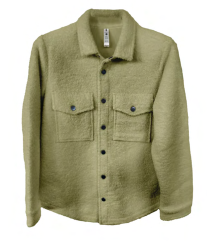 Women's Sherpa Button Up Jacket