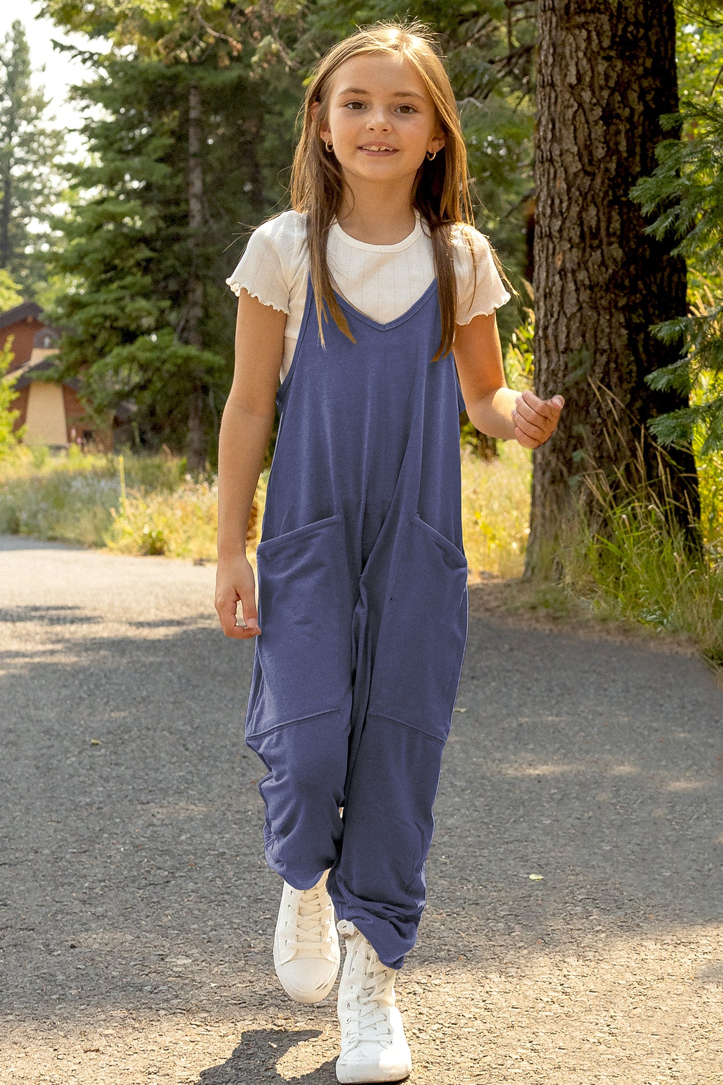 Girls' Yoga Onesie Birch image 2