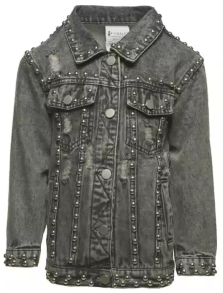 Kid's Studded Jacket Black image 0