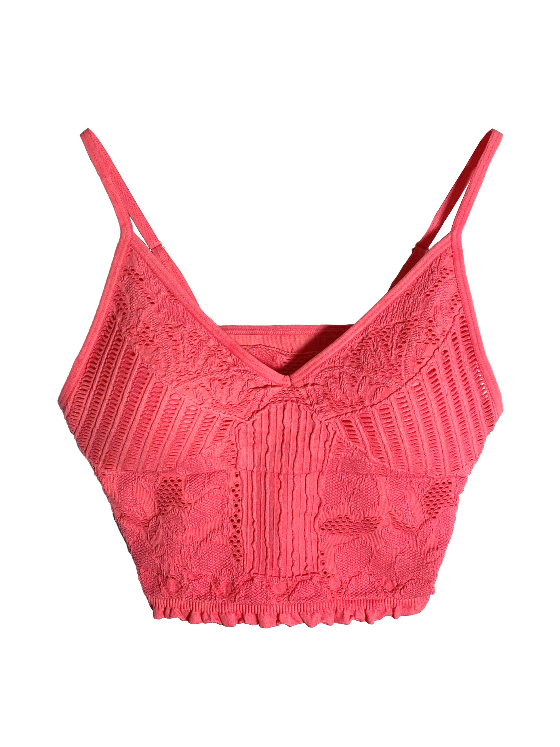 Seamless Jacquard Bralette Desert Rose image 1