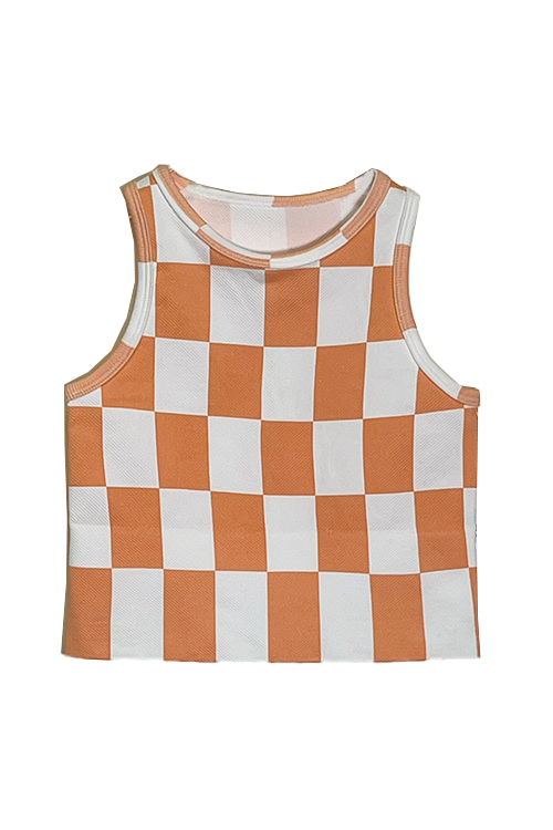 Girls' Chevron Crop Top
