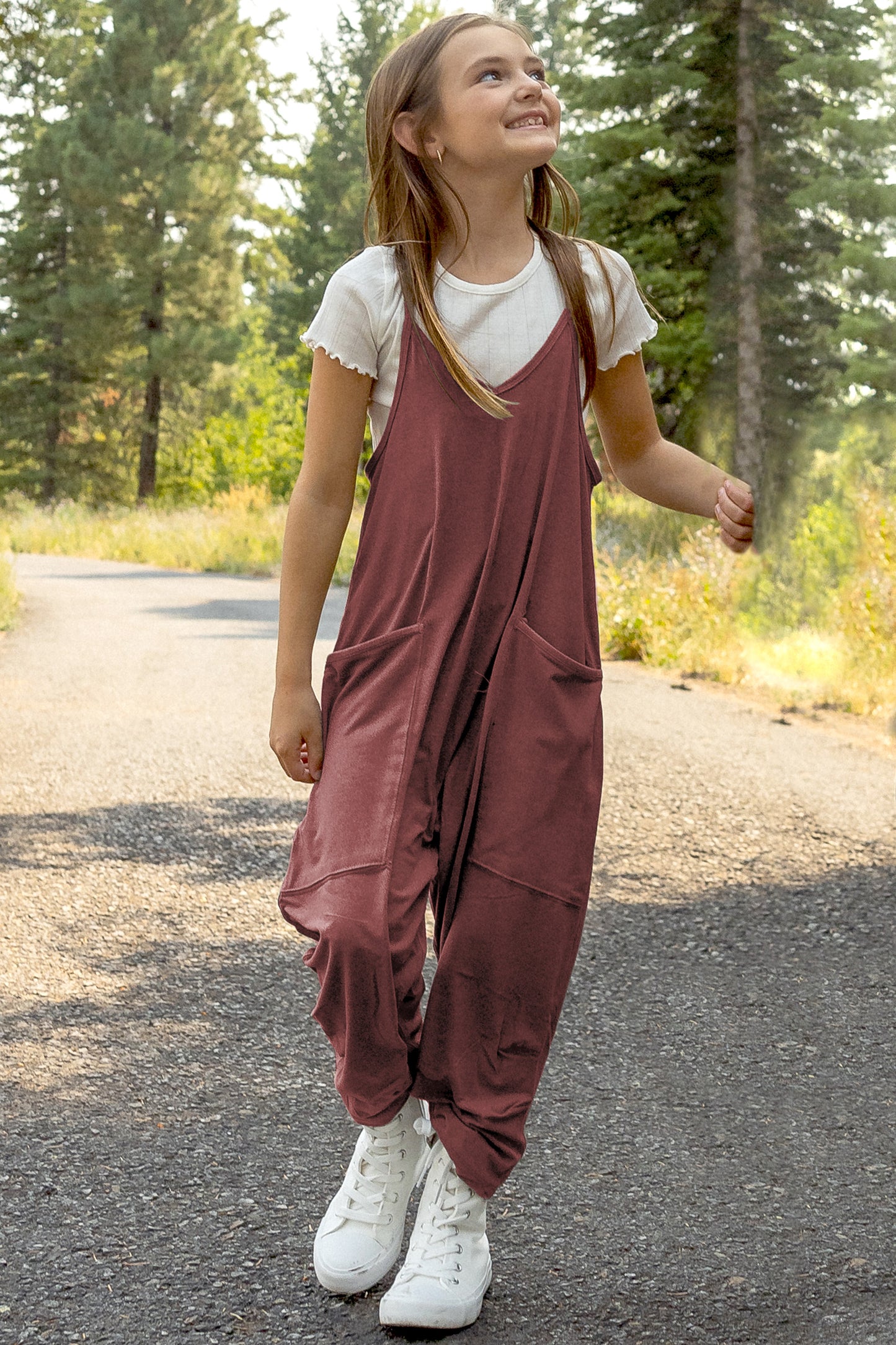 Girls' Yoga Onesie Birch image 5
