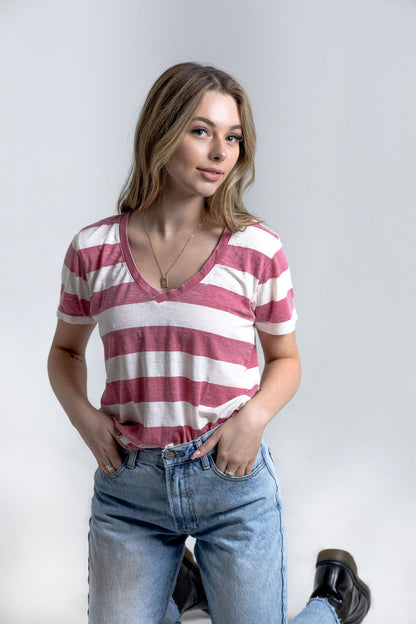 Women's Vintage Stripe Tee image 8