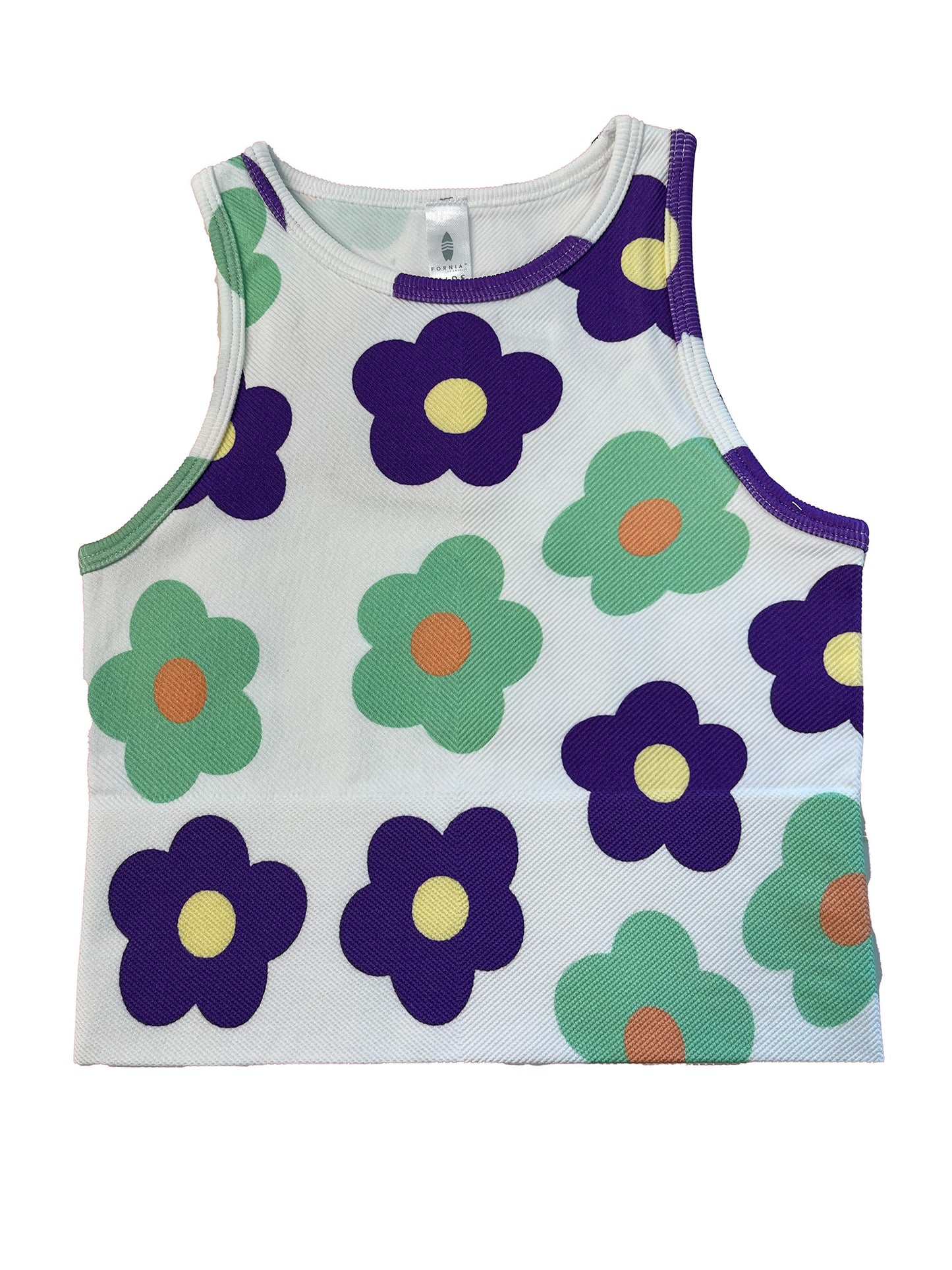 Girls' Chevron Crop Top